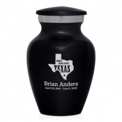 Don't Mess with Texas Keepsake Urn - Jet Black