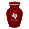 Texas Home Keepsake Urn - Ruby Red