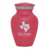 Texas Home Keepsake Urn - Rose Pink