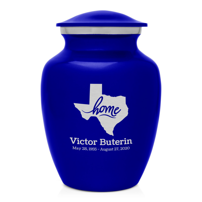 Texas Home Sharing Urn - Midnight Blue