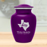 Texas Home Sharing Urn - Purple Luster