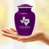 Texas Home Sharing Urn - Purple Luster