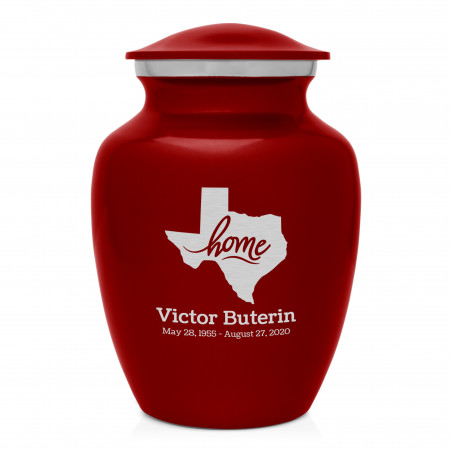 Texas Home Sharing Urn - Ruby Red