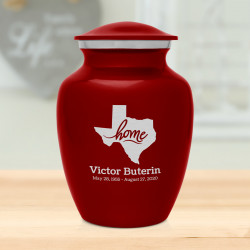 Texas Home Sharing Urn - Ruby Red