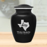 Texas Home Sharing Urn - Jet Black
