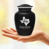 Texas Home Sharing Urn - Jet Black