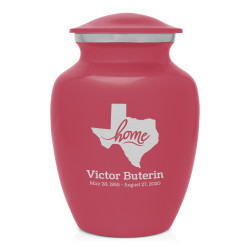 Texas Home Sharing Urn - Rose Pink