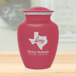 Texas Home Sharing Urn - Rose Pink