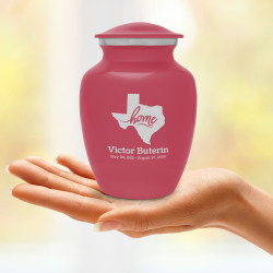 Texas Home Sharing Urn - Rose Pink