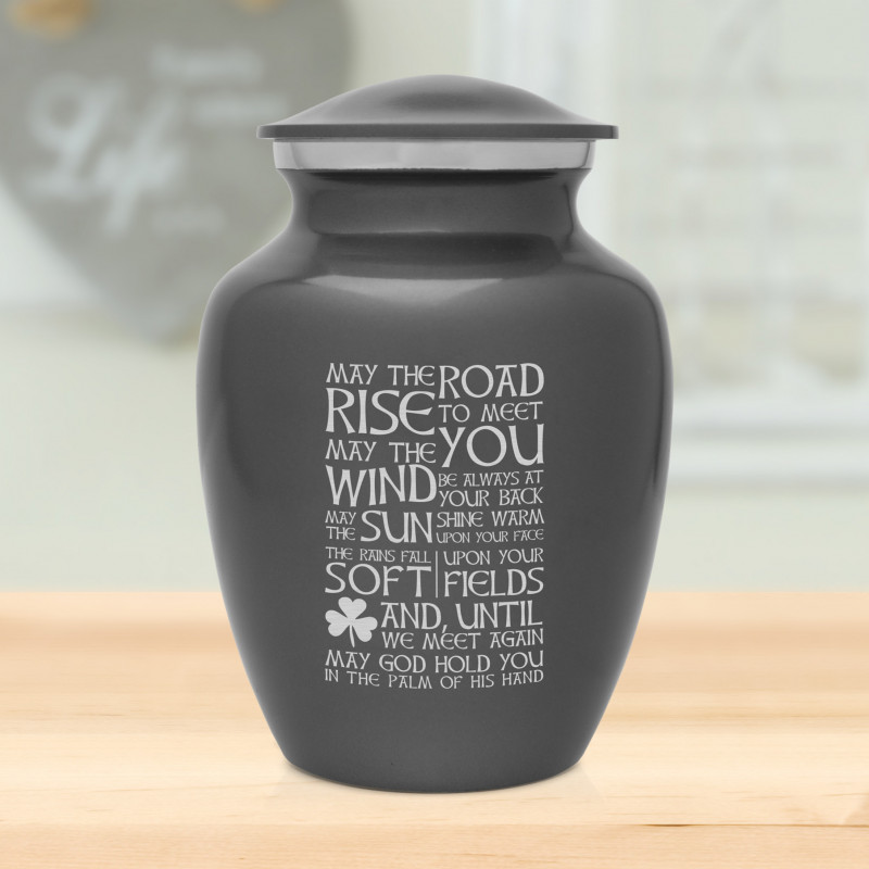 Irish Blessing Sharing Urn - Gunmetal Gray
