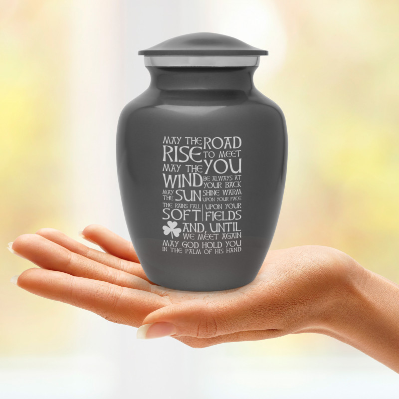 Irish Blessing Sharing Urn - Gunmetal Gray