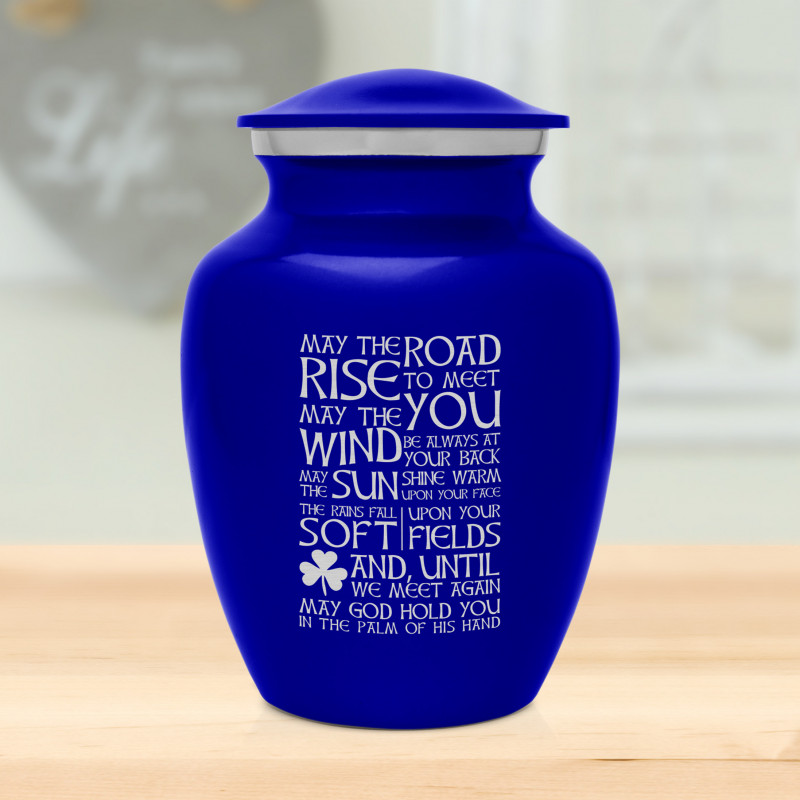 Irish Blessing Sharing Urn - Midnight Blue