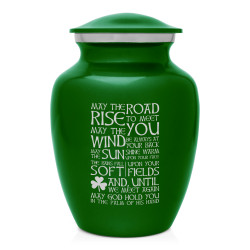 Irish Blessing Sharing Urn - Shamrock Green