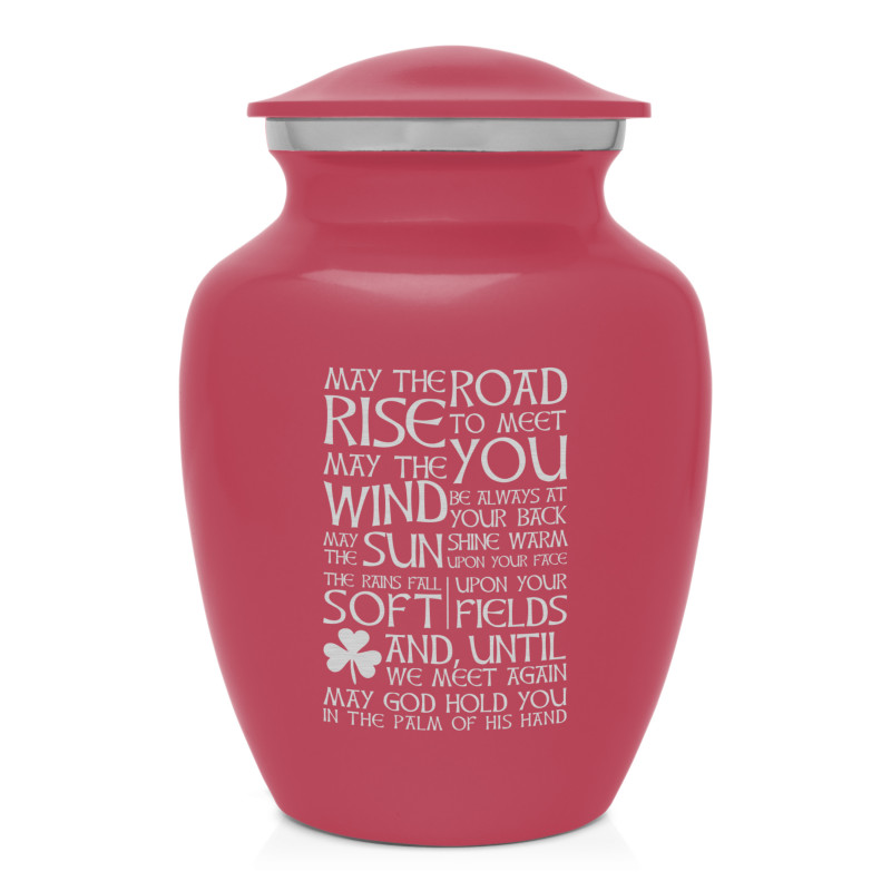 Irish Blessing Sharing Urn - Rose Pink