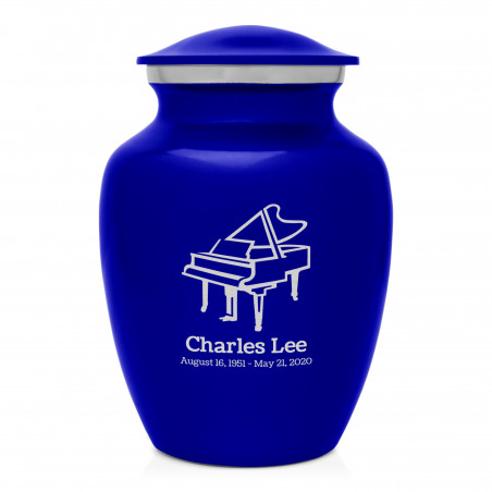 Piano Sharing Urn - Midnight Blue