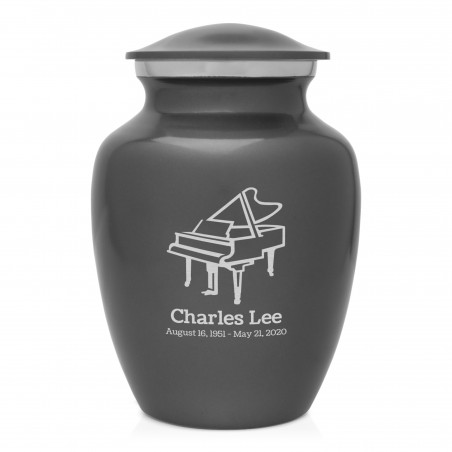 Piano Sharing Urn - Gunmetal Gray