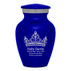 Princess Tiara Keepsake Urn - Midnight Blue