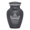 Princess Tiara Keepsake Urn - Gunmetal Gray