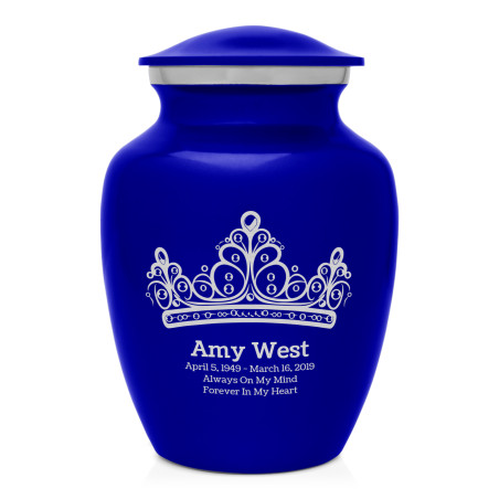 Princess Tiara Sharing Urn - Midnight Blue