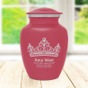 Princess Tiara Sharing Urn - Rose Pink