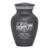 Fire Truck Keepsake Urn - Gunmetal Gray