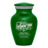 Fire Truck Keepsake Urn - Shamrock Green