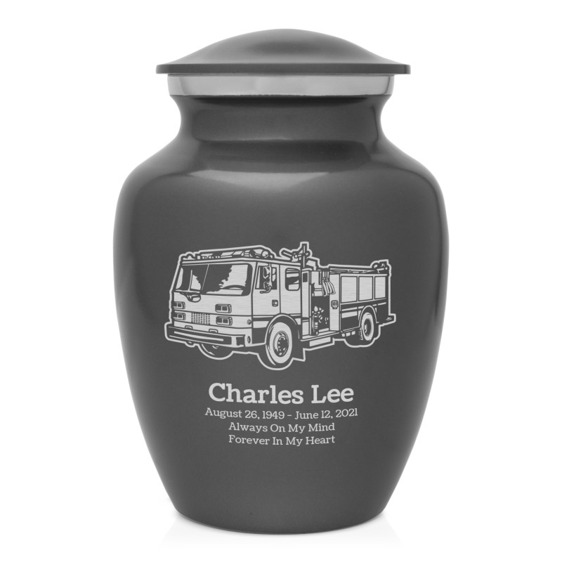 Fire Truck Sharing Urn - Gunmetal Gray