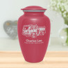 Fire Truck Cremation Urn - Rose Pink