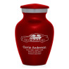 Police Car Keepsake Urn - Ruby Red