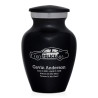 Police Car Keepsake Urn - Jet Black