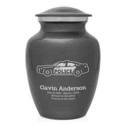 Police Car Sharing Urn - Gunmetal Gray