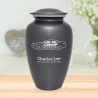 Police Car Cremation Urn - Gunmetal Gray