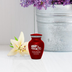 Ambulance Keepsake Urn - Ruby Red
