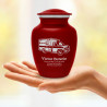 Ambulance Sharing Urn - Ruby Red