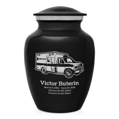 Ambulance Sharing Urn - Jet Black