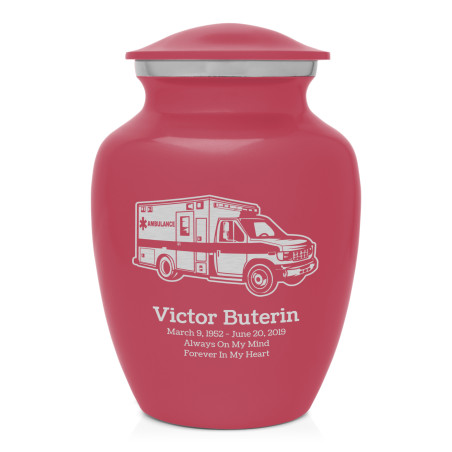 Ambulance Sharing Urn - Rose Pink