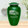 Ambulance Cremation Urn - Shamrock Green