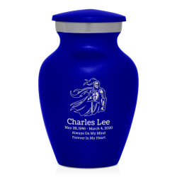 Knight Keepsake Urn - Midnight Blue