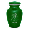 Knight Keepsake Urn - Shamrock Green