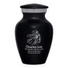 Knight Keepsake Urn - Jet Black