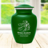 Knight Sharing Urn - Shamrock Green