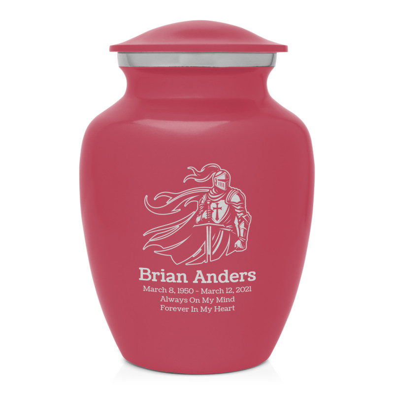 Knight Sharing Urn - Rose Pink