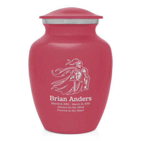 Knight Sharing Urn - Rose Pink