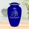 Knight Cremation Urn - Midnight Blue