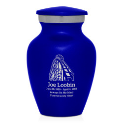 Roller Coaster Keepsake Urn - Midnight Blue