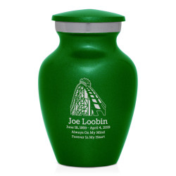Roller Coaster Keepsake Urn - Shamrock Green