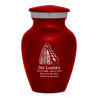 Roller Coaster Keepsake Urn - Ruby Red