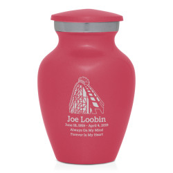 Roller Coaster Keepsake Urn - Rose Pink