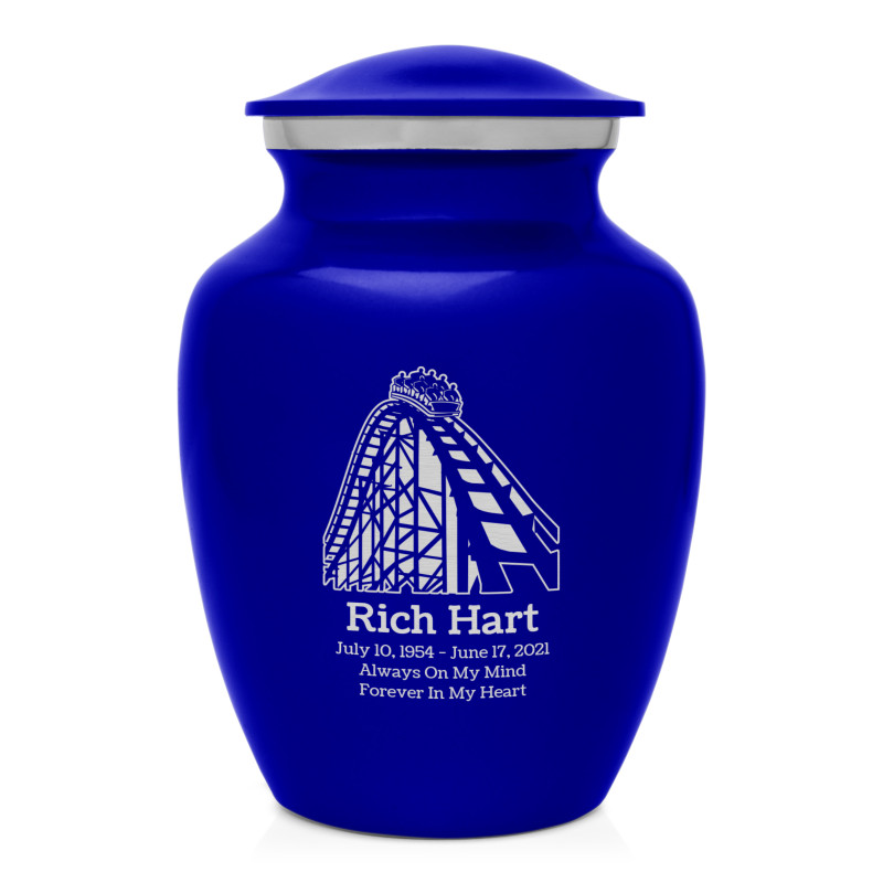 Roller Coaster Sharing Urn - Midnight Blue