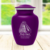 Roller Coaster Sharing Urn - Purple Luster